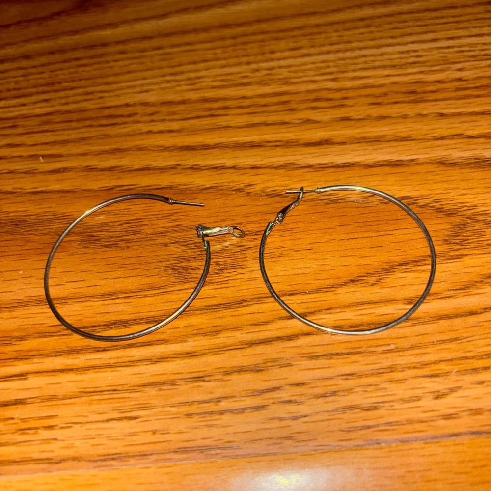 Silver Hoop Earrings